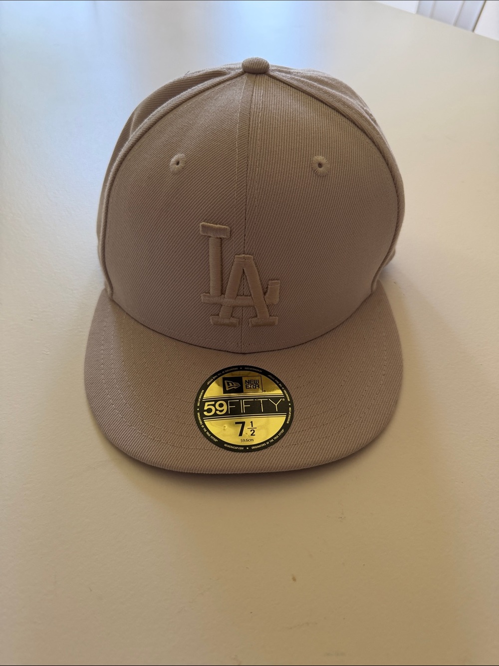 Todd Snyder New Era LA 59FIFTY Fitted Cap in Ivory.  New/Blemish Sz 7 1.2.